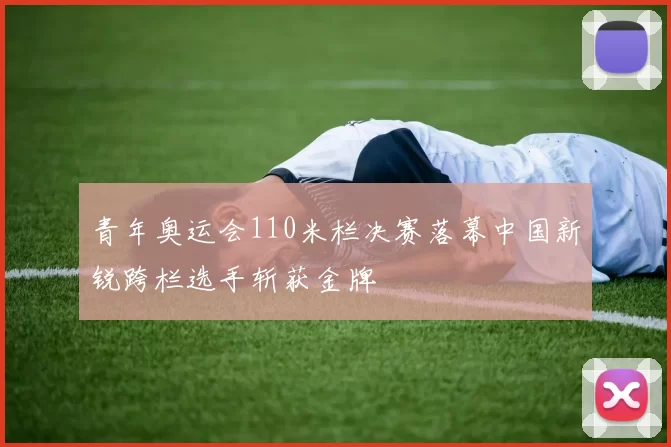 青年奥运会110米栏决赛落幕中国新锐跨栏选手斩获金牌