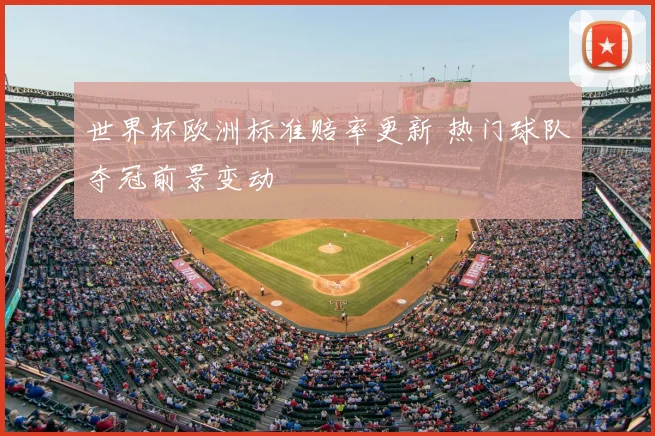 世界杯欧洲标准赔率更新 热门球队夺冠前景变动